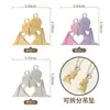 Accesorios de Joyería DIY Modernos y Lindos Día de San Valentín y Día de San Valentín Chino Colgantes de Joyería para Pareja Corazón Africano Diamante