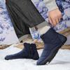 Botas de Nieve Impermeables para Hombre y Mujer, Zapatos Gruesos de Algodón con Forro de Felpa de Invierno, Estilo Pareja, Botas de Algodón a Prueba de Frío, Modelo Moderno Estilo Coreano Antideslizante