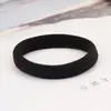 200 g/paquete alta calidad 5 cm medio negro anillo de toalla duradero funda de cuero anillo para el pelo puesto de Taobao venta al por mayor