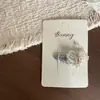 Novo Prendedor de Cabelo BB Clip Estrela Flor Laço com Contas Prateadas Clip Lateral Clip para Franja