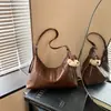 Nuevo bolso de alta gama para debajo del brazo 2026, bolso de hombro para mujer, moderno y casual, bolso cruzado simple y texturizado, bolso de estilo coreano para el día a día