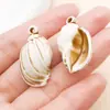25 Tipos de Colgantes de Acrílico Blanco y Marrón de Caracola, Estrella de Mar, Tortuga, Vieira para Pendientes Hechos a Mano DIY, Cadena de Cintura y Accesorios de Joyería