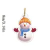 Decoração Plana de Acrílico Boneco de Neve Transfronteiriço Enfeites para Pendurar na Árvore de Natal Decoração de Feriado Enfeites para Festa Pingentes de Desenho Animado