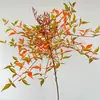 Decoración de planta verde artificial, adorno grande simulado de pie para interiores para la sala de estar, planta verde realista de lujo ligero, nandina