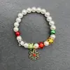 Europa y Estados Unidos Pulsera Caliente Navideña Transfronteriza Pulsera Festiva de Papá Noel Pulsera de Copo de Nieve Campana Alce Pulsera Elástica