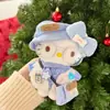 Nuevo Llavero de Peluche Original Hello Kitty Invierno Nuevo Conjunto Cálido Colgante de Bolsa de Regalo Gato Kt