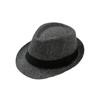 Nuevo Sombrero de Jazz Estilo Coreano de Primavera y Otoño Tendencia para Hombre Retro Británico Pequeño Bombín para Hombre Sombrilla Sombrero Casual de Caballero
