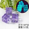 Cubo de Gelo Simulado Cubo de Gelo Transparente Saco Surpresa Par Glitter Fino Cubo de Gelo Luminoso Cápsulas de Gelo Pedra de Cristal Bar Adereços para Fotografia