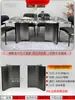 Suportes de Perna para Mesa de Jantar de Pedra de Luxo, Base Redutora de Ruído para Mesa de Mármore com Tampo de Rocha de Aço Inoxidável, Pernas de Mesa de Metal Espessadas à Prova de Ferrugem