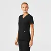 Traje de dos piezas de manga corta para enfermera de hospital, traje quirúrgico de doctor, ropa de trabajo para quirófano, ropa médica elástica de secado rápido