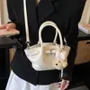 Bolsa de Mão de Luxo Estilo Novo 2026 Transfronteiriça para Mulheres, Bolsa Tote Pequena com Design Plissado, Bolsa Saco, Bolsa Transversal