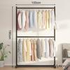 Tendedero Simple Barra para Ropa Doméstica Colgador Plegable de Pie Plegable Balcón Tendedero Doméstico Dormitorio