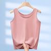 Camisole Versátil de Verão e Primavera, Estilo Solto Preguiçoso, Camada Base para Mulheres, Adequada para Usar Fora, Top sem Mangas que Cobre o Corpo