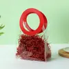 Bolsa de Mão em Couro PVC Bolsa de Presente Espessa Bolsa para Doces de Casamento Bolsa de Presente de Feriado Natal Dia dos Namorados Bolsa de Presente