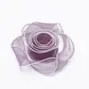 Fita de Linha Rabo de Peixe com Borda Dourada Linha de Poliéster 4cm Laço Acessórios DIY Fita Floral Flor Caixa de Presente Embalagem Fita