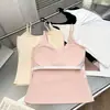 Camisola rosa retorcida dulce y esponjosa estilo coreano con copas, top sin espalda juvenil con un hermoso diseño en la espalda