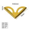 Nuevo estilo chino, herrajes antiguos, esquinas de metal, pegatinas para esquinas, caja de regalo, protector de esquinas para cuaderno, accesorios para esquinas interiores de 2 mm