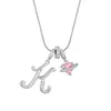 Popular Collar de Dopamina de 26 Letras Estilo Chica Dulce Cadena de Clavícula de Lujo Ligero Joyería Transfronteriza Venta al por Mayor en Stock