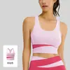 Conjunto Esportivo com Sutiã, Combinação de Cores, Cintura Alta, Levanta Bumbum, Colete Emagrecedor, Macacão de Fitness Justo de Manga Curta Tudo-Em-Um para Yoga