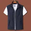 Colete Casual Masculino para Primavera e Outono, Colete sem Mangas Tamanho Grande, Jaqueta para Fotografia Pesca Roupa de Trabalho, Casaco Fino