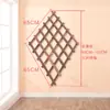 Cesta de flores de madera maciza para pared maceta de madera podrida maceta de pared estante para macetas decoración de balcón colgante de flores colgante de flores accesorios