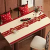 2026 Novo Modelo Tapete de Mesa de Centro Vermelho de Ano Novo Toalha de Mesa para Sala de Estar Tapete de Proteção de Mesa Lavável à Prova de Óleo à Prova d'Água Festivo