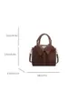 Bolsa de Mão Nova Estilo Retrô Outono 2026 Moda Feminina Versátil Bolsa Transversal Bolsa Tote Pequena para o Trabalho Bolsas Femininas Atacado
