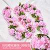 Enredadera de Flores de Cerezo Simulación Tira de Flores de Begonia Decoración de Boda Enredadera de Flores Artificiales Suministros para el Hogar Ratán