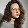 Gafas Xunge metal redondas medievales de sol femeninas Y2K forma cóncava lentes de color gafas decorativas de sol para hombre
