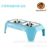 Tigela de Aço Inoxidável para Pet, Dispensador Automático de Água, Comedouro para Cachorro, Tigela para Gato, Tigela de Ração para Cachorro, Ventosa Anti-Engasgo