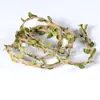 Directo de fábrica DIY hoja verde cuerda de cáñamo hojas ratán jardín de infantes hecho a mano cuerda de cáñamo decoraciones ambientales tejidas