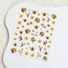 Explosiones de Celebridad de Redes Sociales Flores de Primavera Margaritas Pegatinas para Uñas Verano Serie Sol Cálido Girasol Pegatinas para Cuenta de Uñas