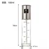 Botella Pulverizadora de Aceite Tipo Prensa para Abdomen Olla Pulverizadora de Aceite para Freidora de Aire Almacenamiento Pulverizador de Aceite de Oliva Acero Inoxidable a Prueba de Fugas