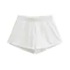 Shorts de Pierna Ancha Elásticos de Cintura Estilo Retro Americano 2026 Verano Nueva Moda Versátiles Holgados Adelgazantes Casuales Pantalones Cortos Ajustados para Mujer