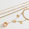 Joyería Transfronteriza Europea y Americana Pulsera de Dedo de Diamante Personalizada Cadena de Mariposa Metálica Cadena para Dedo Cadena de Mano con Pedrería para Mujer