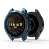 Funda Protectora XuanYin Compatible con Garmin Fenix 9 Pro 47MM 51MM Semienvuelta de TPU Versión Colorida AMOLED