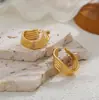 Pendientes Asimétricos Retorcidos con Rayas Exageradas Transfronterizos para Mujer Pendientes Retro de Oro de 18 Quilates Pendientes de Diseño de Nicho de Alta Gama