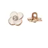 Botones Metálicos con Forma de Flor para Goteo de Aceite, Cosidos a Mano, Prendas de Lana de Moda y Exquisitas, Sacos, Botones para Cortavientos, Botones