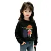 Camiseta de Algodón con Estampado de Dibujos Animados de Moda y Linda, Manga Larga, para Niños Mayores en Otoño 2026