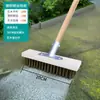Cepillo para fregar suelos cepillo de suelo cerdas duras baño Leidezhuzhu cepillo para inodoros mango largo suelo de cemento cepillo de alambre de acero inoxidable
