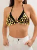 Europa y Estados Unidos sexy bikini transfronterizo accesorios borla cadena para el pecho cadena para el cuerpo Hecho a mano lentejuelas de estrella pecho de chica hot