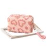 Bolsa Cosmética Doce Ins Pelúcia Grande Capacidade Fofa Bolsa de Armazenamento de Cosméticos Portátil Viagem Necessaire de Viagem