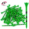 Tee de Golfe Foli Mais Vendido Transfronteiriço 83mm Tee de Plástico com Padrão de Trevo de Quatro Folhas Acessórios de Golfe