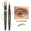 Lápiz de cejas líquido QIC de cuatro puntas para Amazon transfronterizo, lápiz de cejas líquido tipo agua, lápiz de cejas impermeable de larga duración