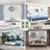 Revestimento de Parede, Revestimento de Parede, Parede de Fundo para TV 3D, Impressão de Mural para Salão de Exposições, Tecido de Veludo, Tendência Nacional Sala de Xadrez e Baralho Fabricante de Murais Personalizados