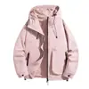 Chaqueta con capucha de Primavera y Otoño para Pareja 2026, Cortavientos, Impermeable, Resistente, Chaqueta de Senderismo para Exteriores para Hombres y Mujeres