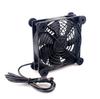 Ventilador de Refrigeración de 12 cm 5V Silencioso Base de Soporte para Módem Óptico Amplificador Router Decodificador Ajuste Continuo de Velocidad USB