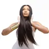 Peluca Caliente de Amazon Peluca Europea y Americana Cabello Largo Lacio de Mujer Peluca Negra Afro Intermedia Fibra Química Gorro
