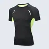 Camiseta de cuello redondo, ropa deportiva ajustada para correr, ropa de fitness, ropa de entrenamiento de secado rápido, camiseta de manga corta transpirable para hombre transfronteriza