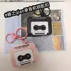 Grabadora Pequeña Mini Stand Grabadora Llavero Máquina de Cinta Pareja Jugará Mini Caja Grabable